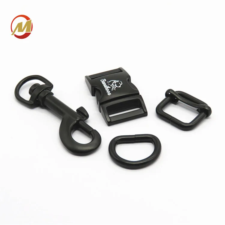 Dog Collars Accessories Hardware Metal Adjustable Slider Quick Release