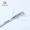 Famous brand network ethernet pure copper cat 6a sftp lan networking data cable