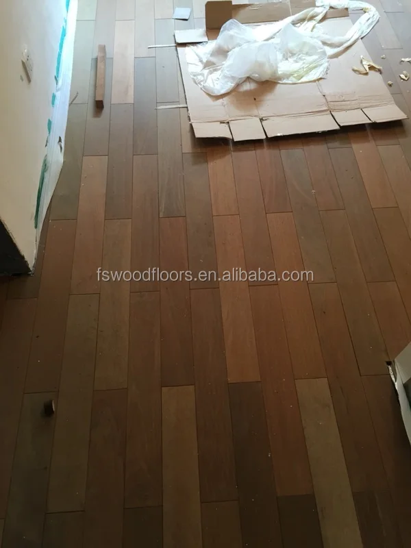 Highly Durable Brazilian Ipe Solid Wood Flooring With 50years Plus