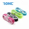 New arrival cell phone charger usb data cable v8 android mobile phone usb charging cable nylon braided micro usb cable