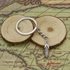 New fashion DIY men keychain 24*7mm corn on the cob ear Pendants Car Key Chain 30mm Ring Holder For Gift