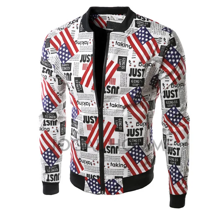 Compra ee. uu. bandera de la chaqueta online al por mayor