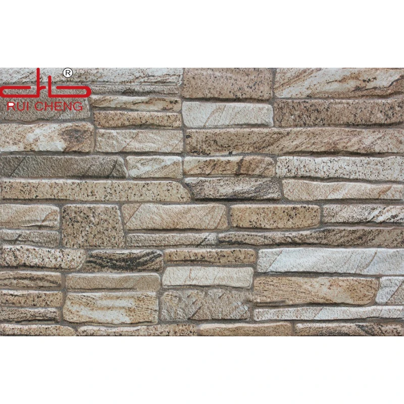 3d Exterior Wall Facing Decorative Outdoor Stone Wall Tile