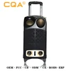 High Quality Special Rod Card USB Disk Trolley Wooden Speaker Wireless Microphone