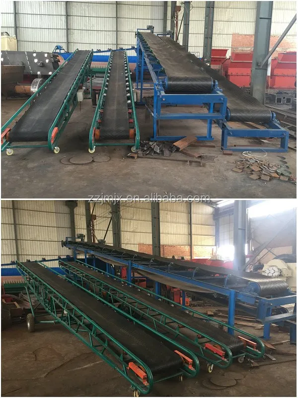 De Servicio Pesado Inclinado De Portátil De La Cinta Transportadora