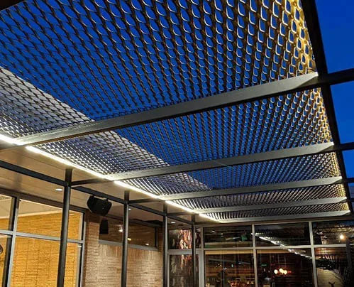 Best price Decorative Aluminum Expanded Metal Exterior Building Facades Wall Cladding 