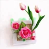 Factory outlet Artificial flower rose wall hanging Simulated plant plastic flower Wedding Decoration silk artificial rose flower