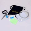 Hot sale flexible cable CPAP cleaning brush with micro-fiber patches