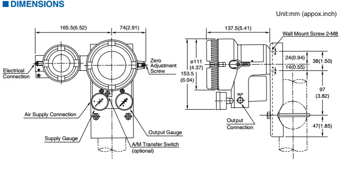 Original Yokogawa Pk200 Current-to-pneumatic Conveter,Yokogawa ...