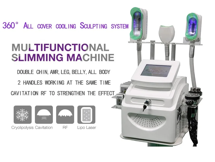 2019 ALL new 360 degree contact cooling cryolipolysis slimming machine