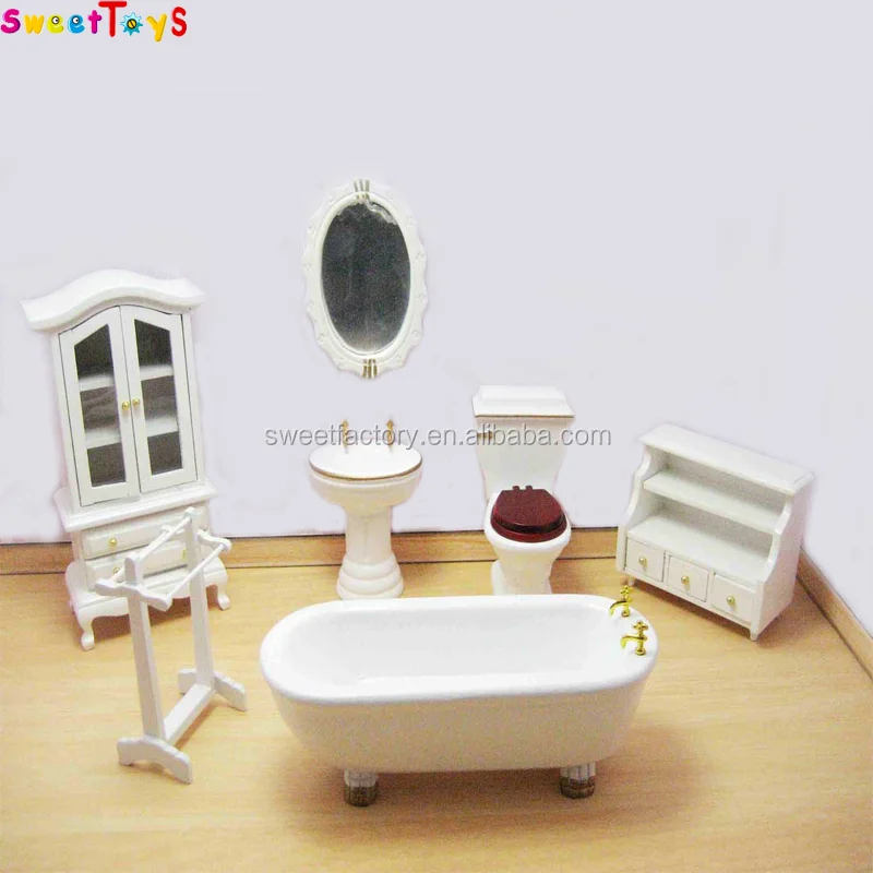 dollhouse bathroom set