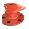 Cast iron t-top marine mooring bollard