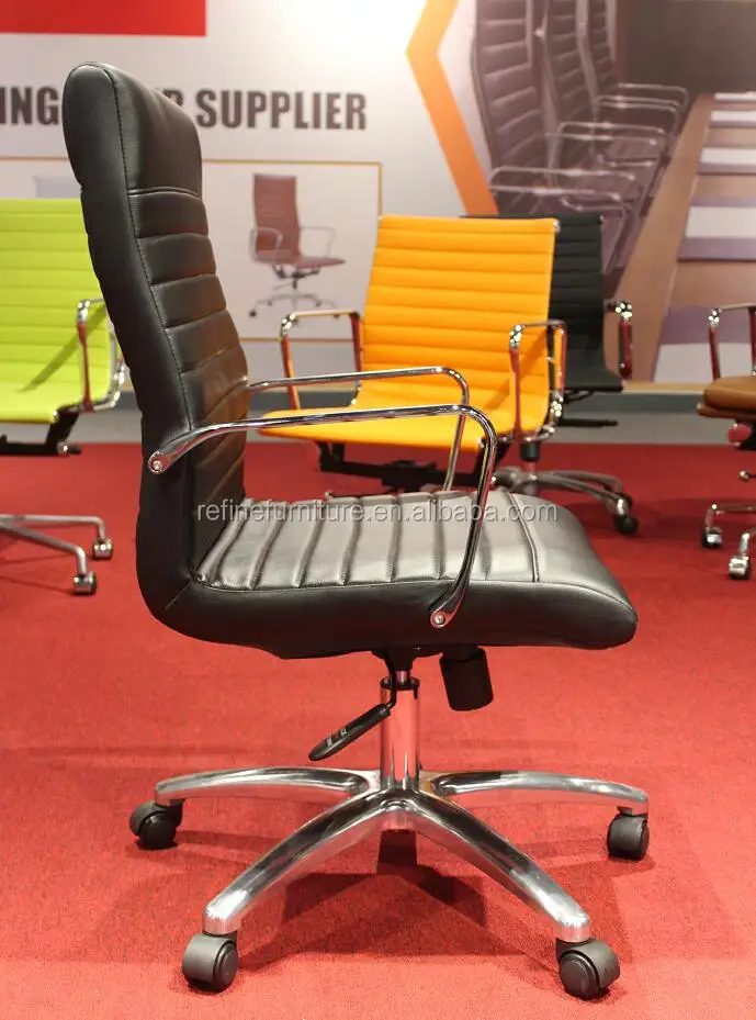 Super Comfort Medicine High Back Hospital Office Chair In Black Leather