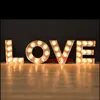 wholesale PVC large Love LED Light up letters sign for wedding decoration