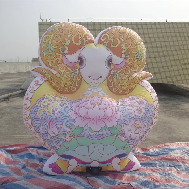 Giant Commercial Inflatable Sheep Goat Standing On Roof 3mh 10ft Buy