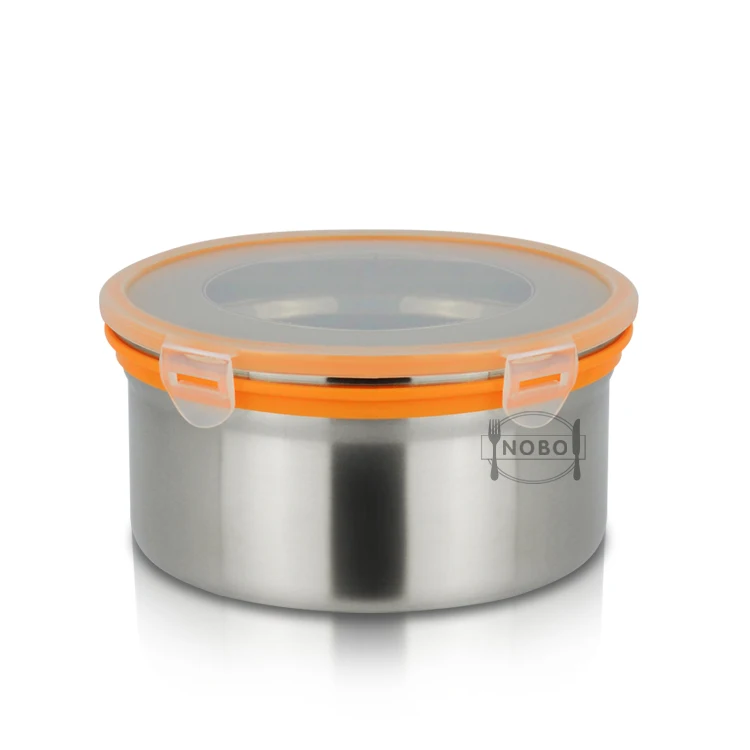Leakproof Airtightness Portable Metal Storage Containers 304 Stainless