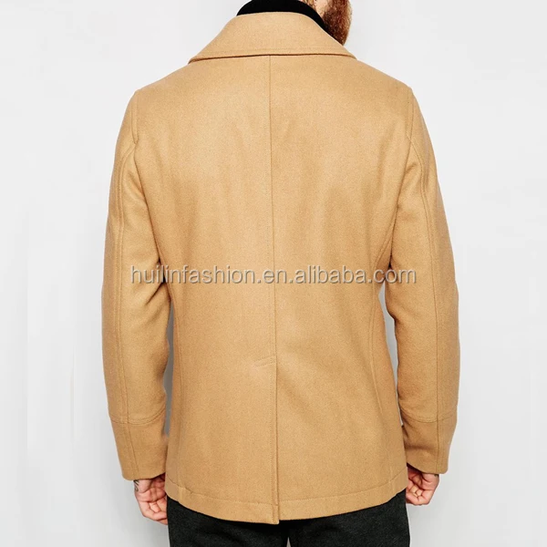 Homme Européen Français Mode Manteaux D'hiver En Laine À Homme Européen Français Mode Manteaux D'hiver En Laine À