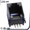 RJ11 Jack Modular Connector 6p2c 90 Angle (Right) Shielded, EMI Finger Cat3 61885-0621lf
