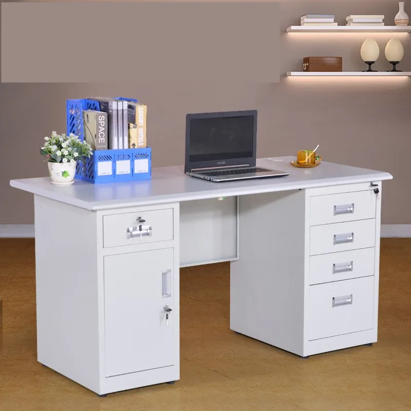 Modern Simple Furniture Double Sided Office Desk With Drawers - Buy ...