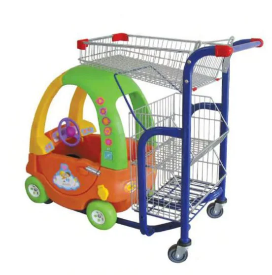 Kid S Shopping Trolley Cart Cartoon Trolley With Toy Car Buy Trolley Supermarket Kids Shopping Trolley Baby Shopping Trolley Product On Alibaba Com
