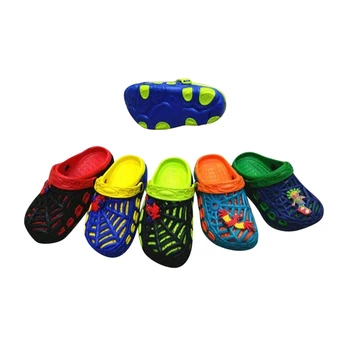 clog eva shoe plastic child hole larger