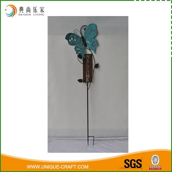 2018 high quality metal wind spinner garden stake