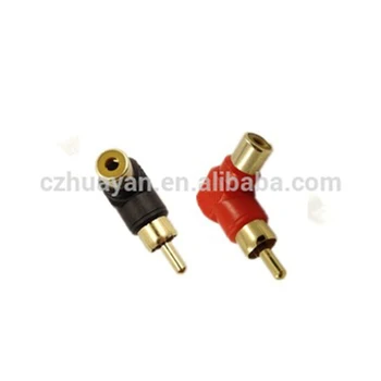 Oem Connettore Audio RCA Maschio Dorato Rosso