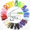 Usefiul Metal Press Pliers Tools Used for T3 T5T8 Kam Button Fastener Snap Pliers 150 Set T5 Plastic Resin Press Stud