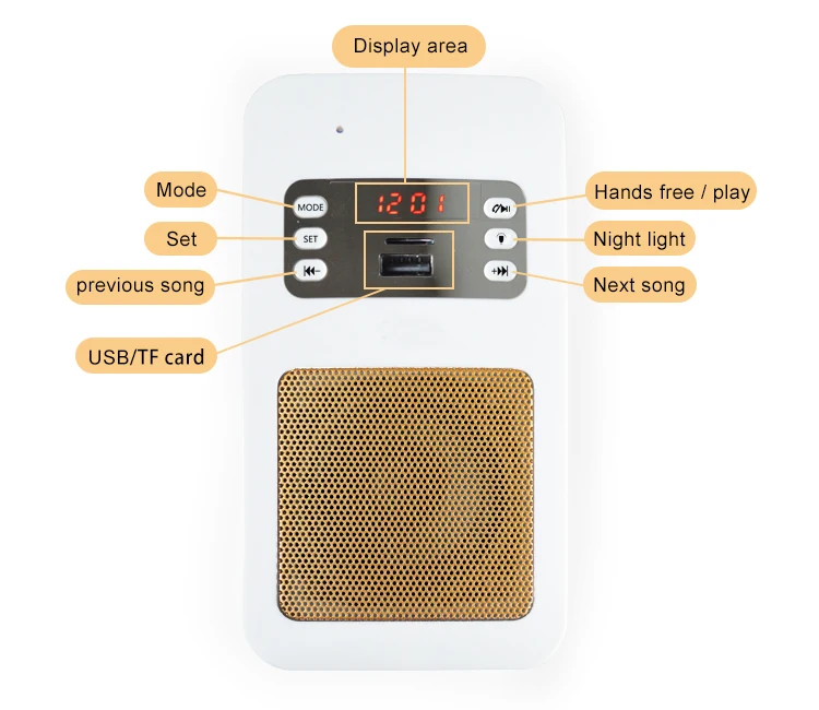 Makkah gifts kursi ayat led speaker quran lamp new mp3 song hindi download wall-mounted quran player