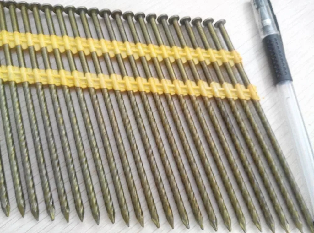 Different Surface Treatments Plastic Strip Nails Buy Paper Collated