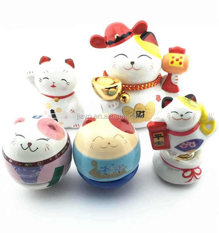 Factory Custom made best home decoration Japanese waving lucky cat