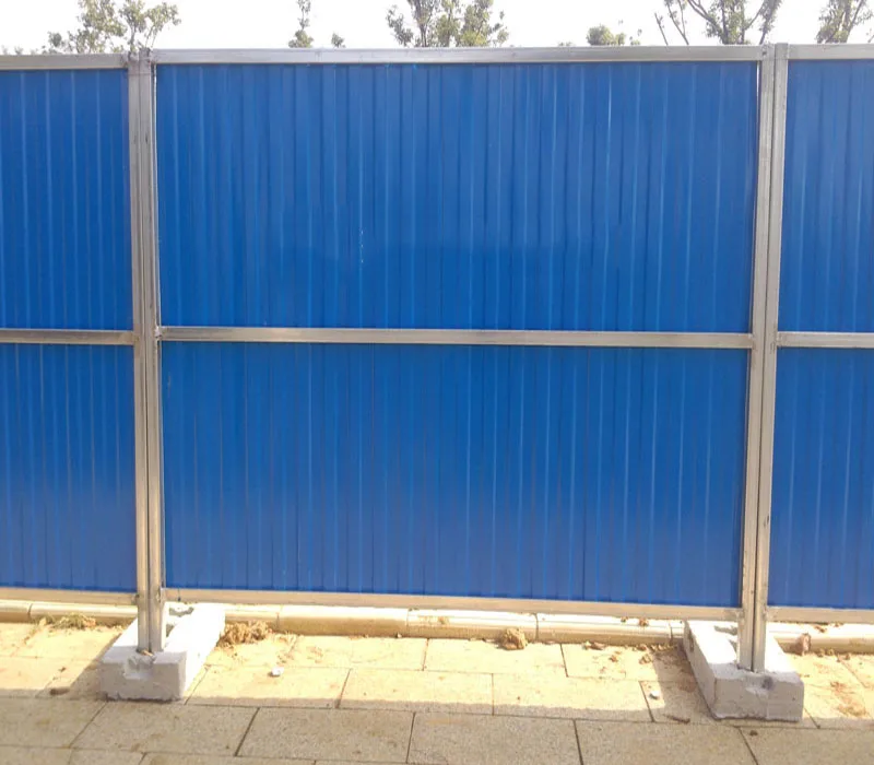 Haotian Multicolor Bond Corrugated Sheet Enclosure Temporary Steel Hoarding Panel Buy