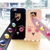 Good Style Rivet Owl Case with Wrist Lanyard for iPhone 8 7 7plus 6 6s 6plus X Soft TPU Back Case Funda Cover