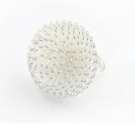LZ Jewelry Hut R3 The 2016 New Fashion Style Special Ball White Ring Rings For Women