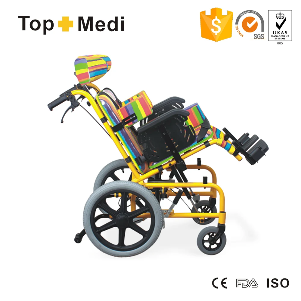 Trw985lbpgy Children Reclining Cerebral Palsy Wheelchair ...