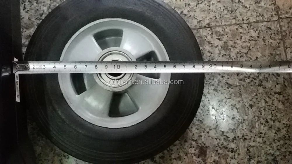 8"X2" solid rubber wheel for hand trolley