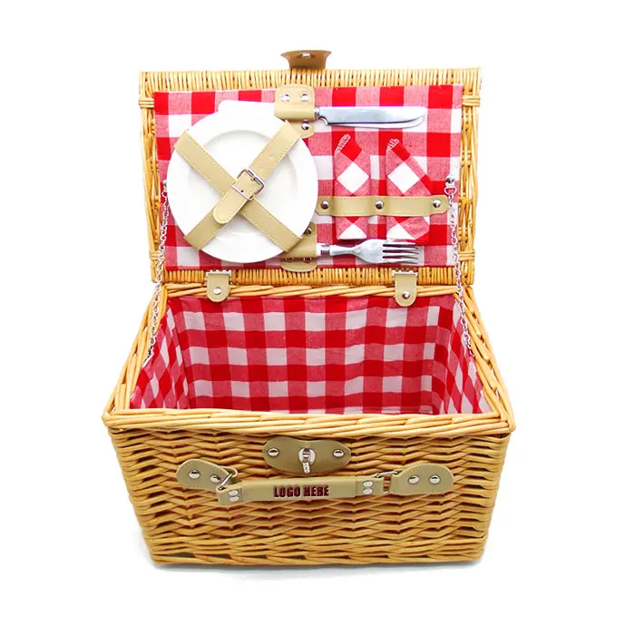 Wholesale Classic Wicker Picnic Gift Basket Picnic Hamper Buy Picnic