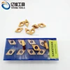 Low Price Carbide Inserts DCMT11T308 Yellow Coated Tungsten Turning Inserts
