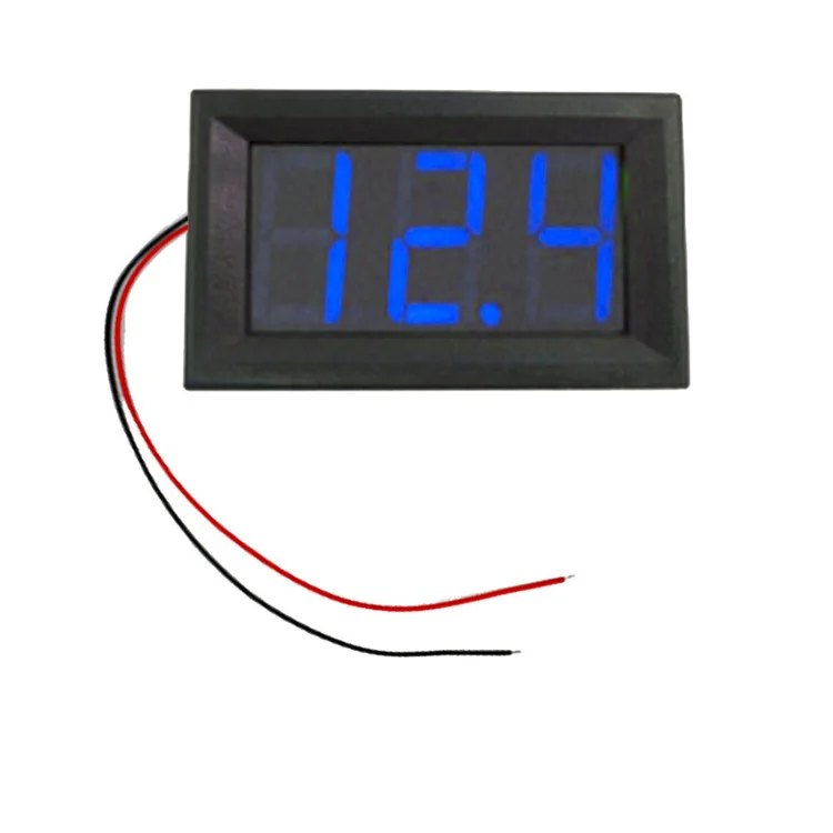 LED Digital Voltmeter 0.56 inch DC 4.50V-30.0V Home Use Voltage Display 2 Wires Voltage Detector Monitor Red