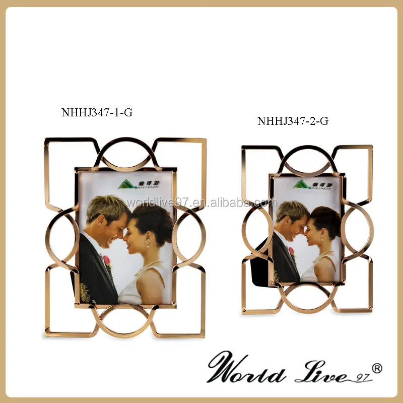 High Quality Metal Photo Frame Digital Photo For Wedding Buy Metal