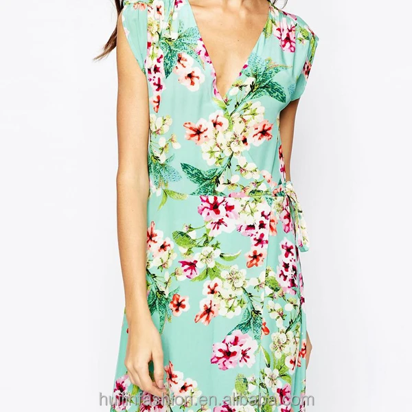 Prom Dresses Malaysia Wholesale Romantic Women Floral Print Fashion