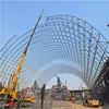 Supplier of space frame steel coal storage shed structure project for coal storage bins