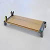 Wood Monitor Stand Riser with Storage Organizer for Computer, Printer, Laptop, Desk with Tablet & Phone Holder, Cable Management