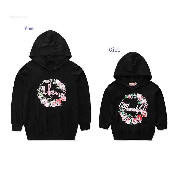 mom and daughter hoodies