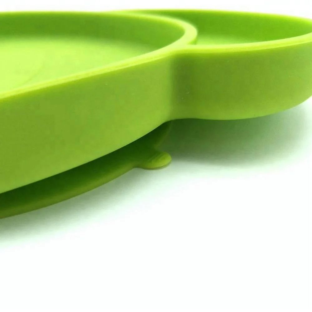 Food Grade Silicone Baby Suction Cup Mat Placemat Onepiece Silicone Baby Dinner Plate And Bowls