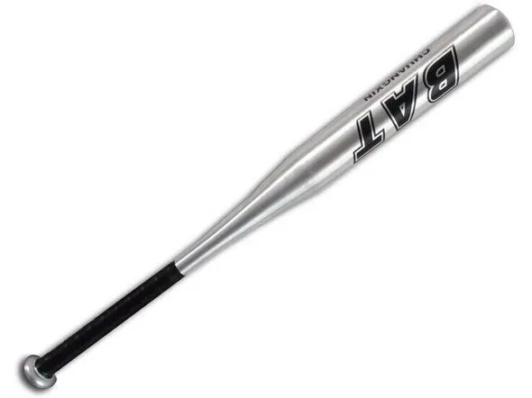 Full Size Black Lightweight Metal Alloy Aluminium Baseball Bat Racket 24-32" 
