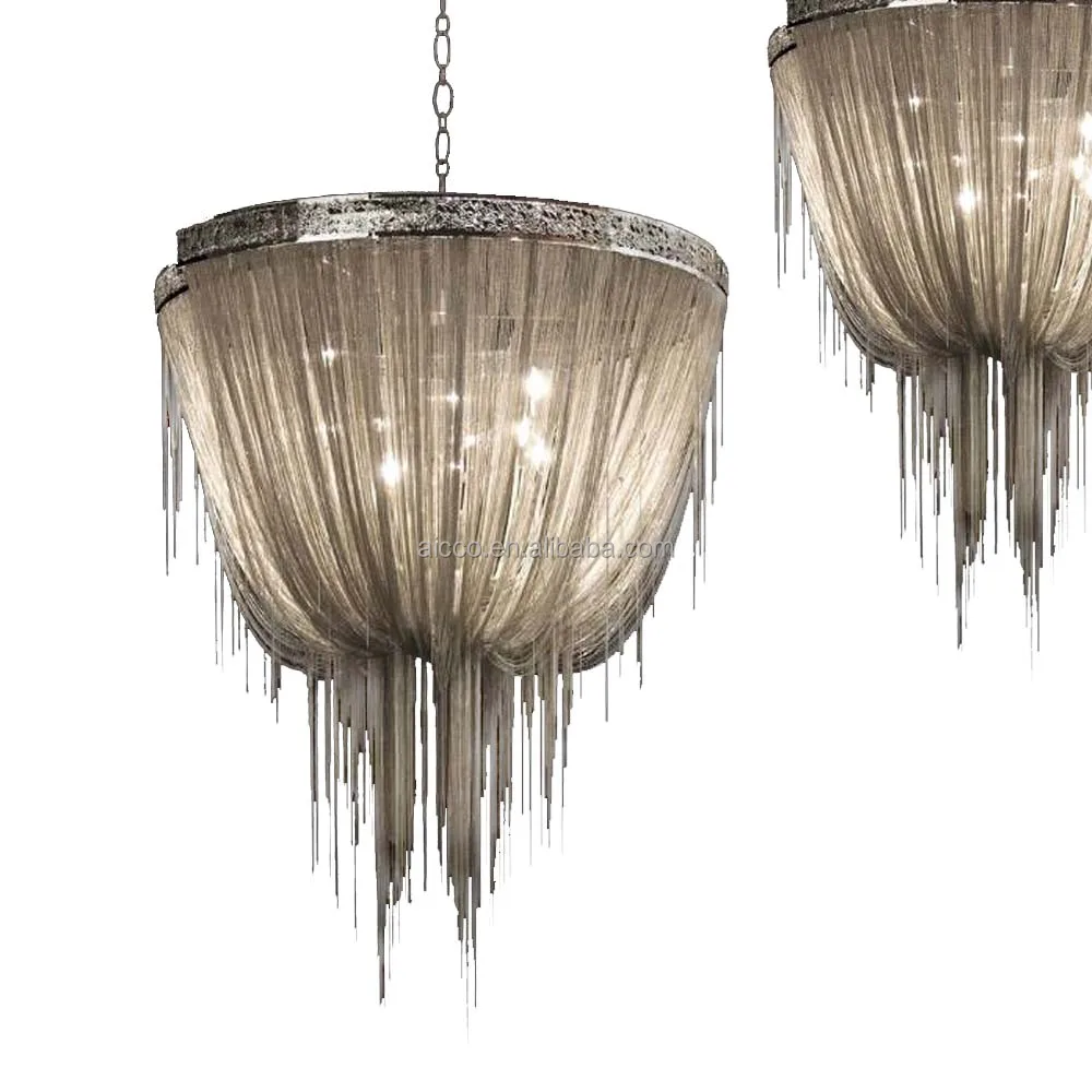 modern chain chandelier