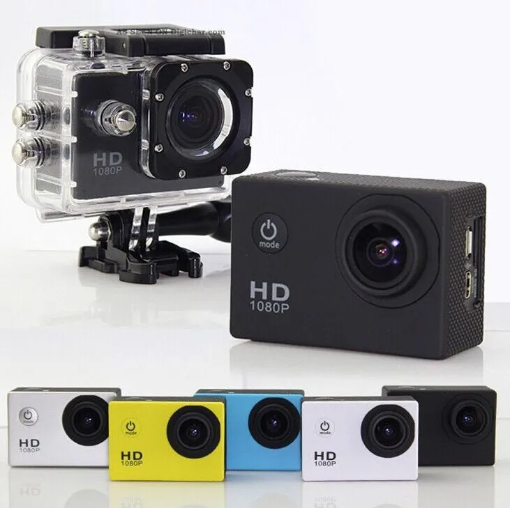 Caméra De Sport Sousmarine,1080p,Full Hd,Étanche,30m,Écran Lcd 2