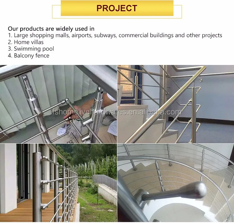 Vertical Cable Steel Balustrade Design Stainless Hand Railing Handrail Steel Balustrade Systems