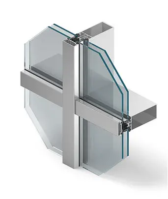 Tempered Glass And Polycarbonate Curtain Wall - Buy Curtain Wall ...